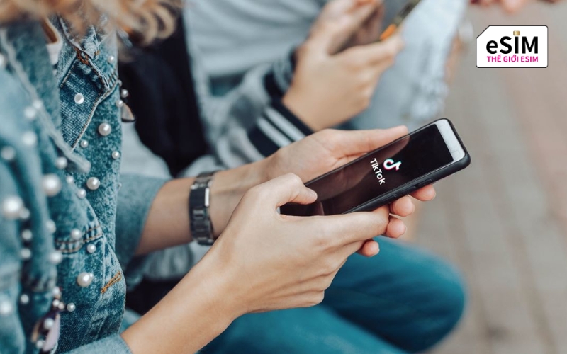 eSIM 5G Hàn Quốc giúp xem, livestream và đăng TikTok mượt mà, ổn định